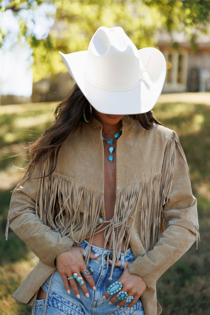 The “Elan" Kingman Turquoise and Sterling Silver Necklace - PREORDER