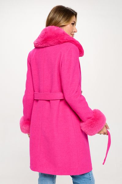 NEW!! Hot Pink Lexington Coat w/ Removable Fur