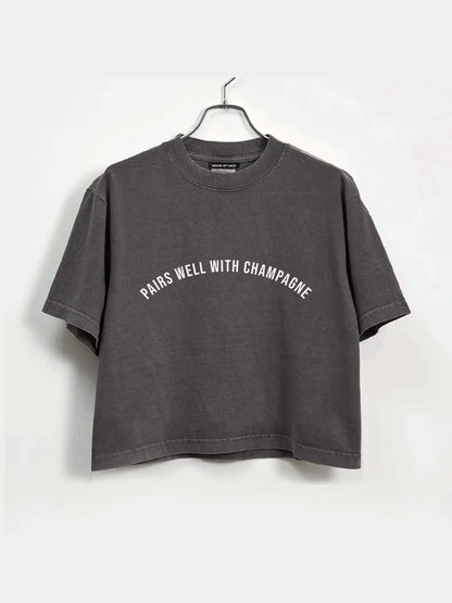 Pairs Well With Champagne® Cropped Tee