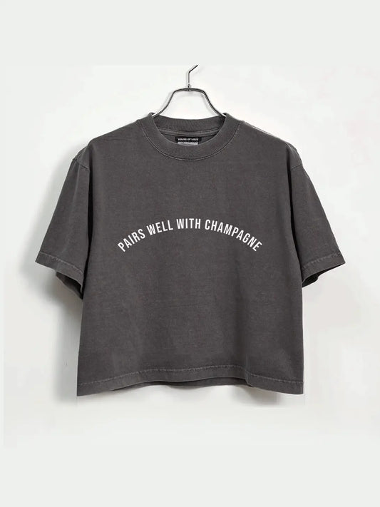 Paris Well With Champagne® Cropped Tee