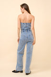 NEW!! The Nikki Denim Rhinestone Romper