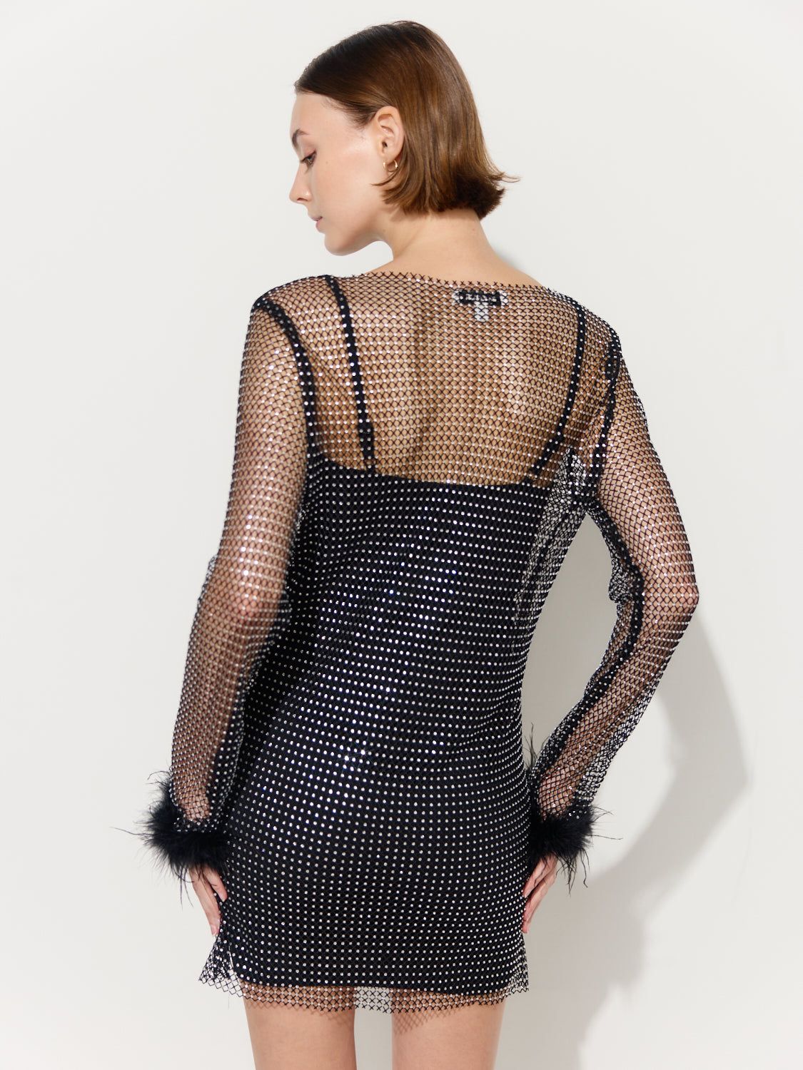 NEW!! "Red Carpet" Rhinestone Mesh Dress