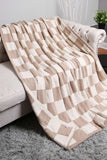 NEW!! Comfy Luxe Checkerboard Throw Blanket
