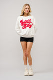 NEW!! Santa Baby Sweatshirt in White