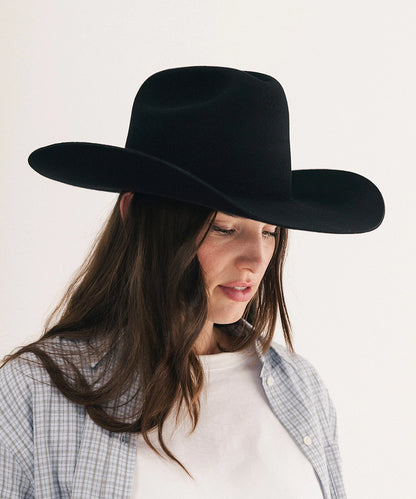 Teddy Cattleman Cowboy Hat in Black