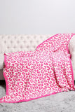 BEST SELLER! Comfy Luxe "Leopard" Reversible Throw Blanket in 4 Colors