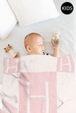 NEW!! Infant "H" Comfy Luxe Throw Blanket in 2 Colors