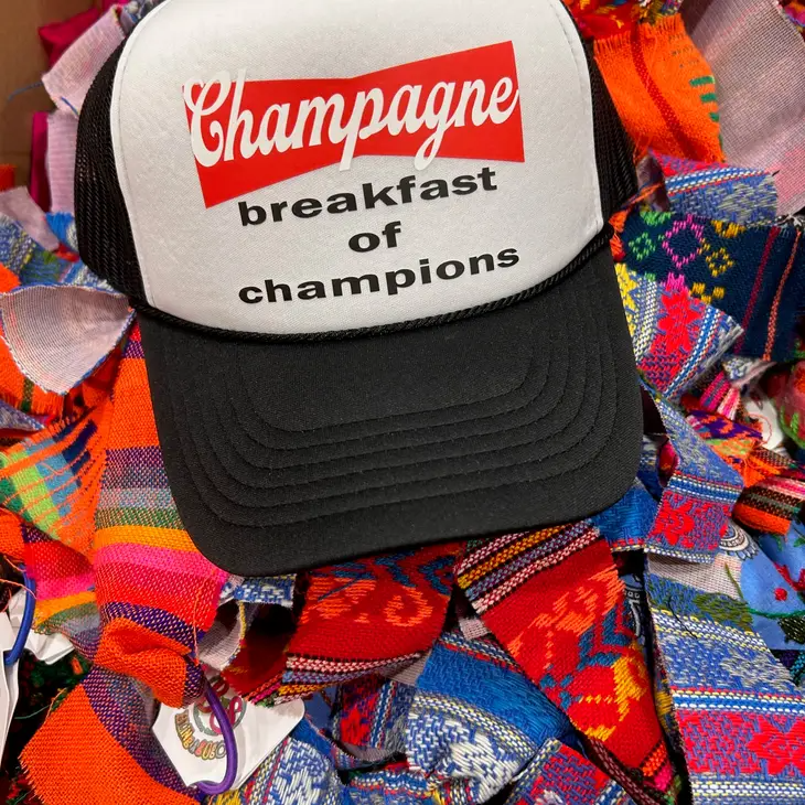 NEW!! Champagne Breakfast Trucker Hat