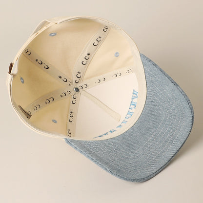 FINAL SALE!! Yeehaw Trucker Hat in Light Blue