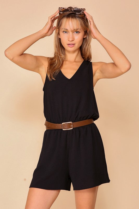 FINAL SALE!! Summer Days Romper in Black