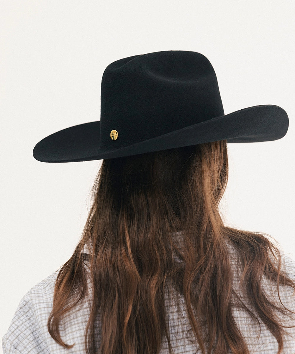 Teddy Cattleman Cowboy Hat in Black