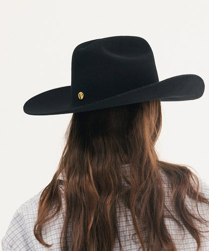 Teddy Cattleman Cowboy Hat in Black