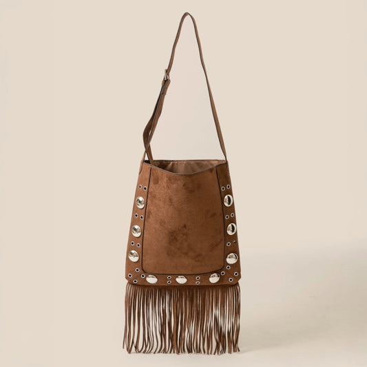 NEW!! "Sedona" Faux Suede Fringe Bag