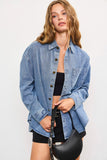 NEW!! Oversized Washed Denim Shirt