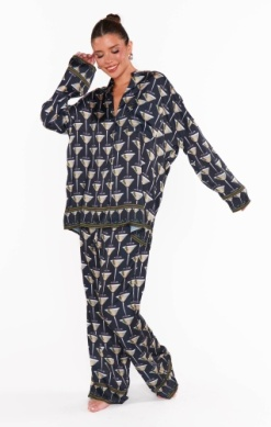 NEW!! Classic Dirty Martini PJ Set by Show Me Your Mumu