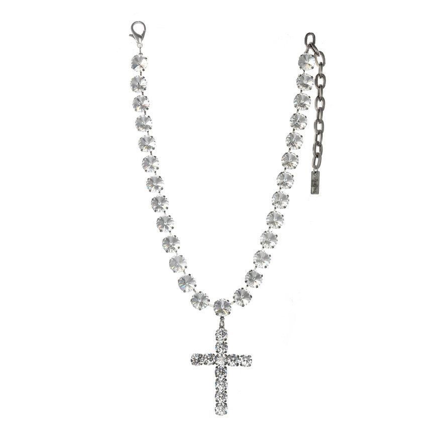 Swarovski Donatella Cross Necklace 2 Colors