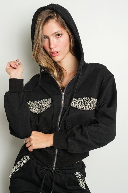 NEW!! "Luxe Leisure" Rhinestone Lounge Set