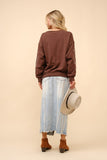 NEW!! Western Stitch Sweatshirt in Brown