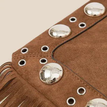NEW!! "Sedona" Faux Suede Fringe Bag