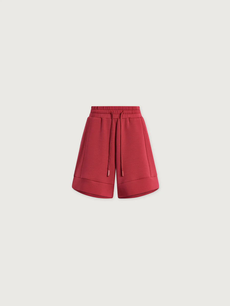 Atrium High Rise Short in Raspberry