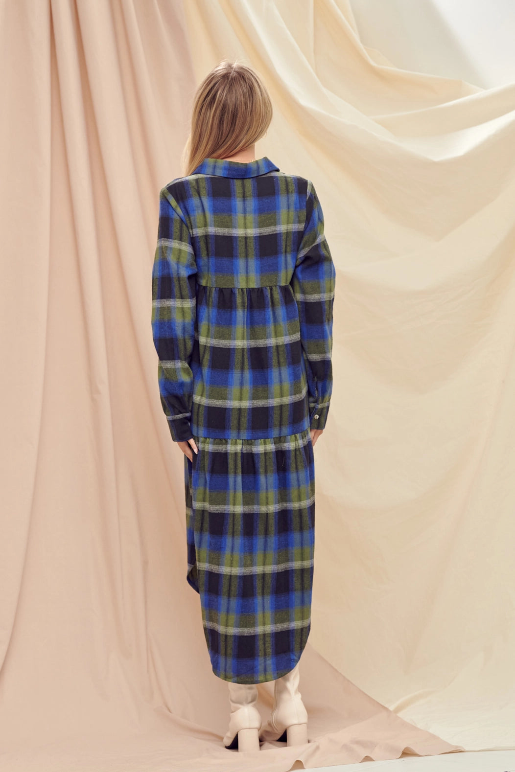 NEW!! "Woodlands" Oversized Plaid Duster