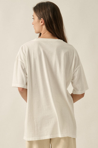 Vintage Horse Graphic Tee - Ivory
