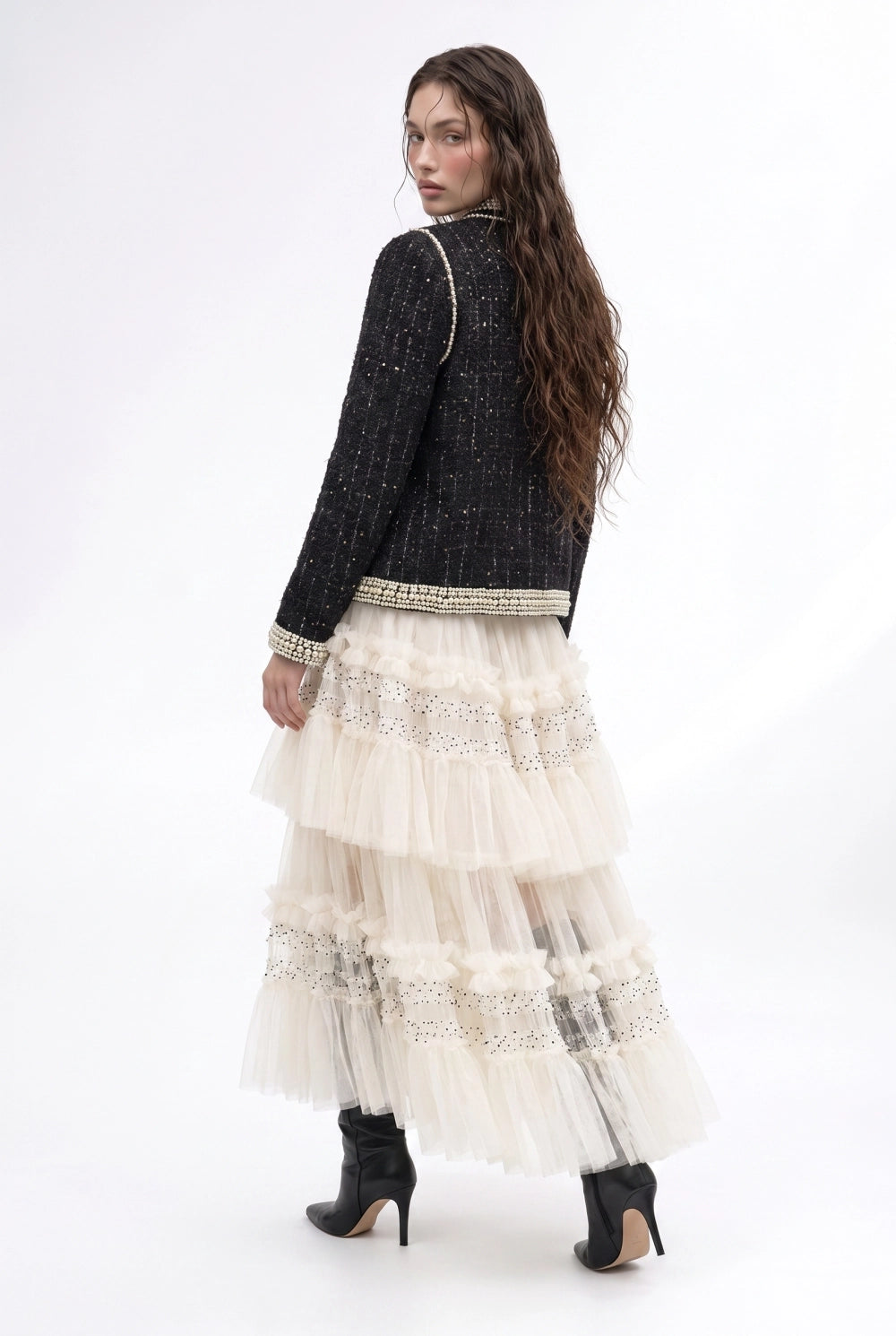 The "Cheval" Boucle Military Jacket