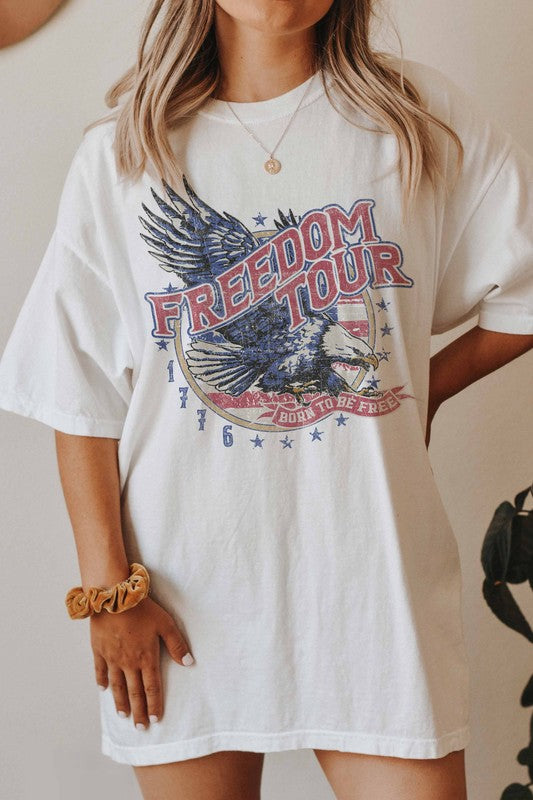 BEST SELLER! Freedom Tour Comfort Color Tee