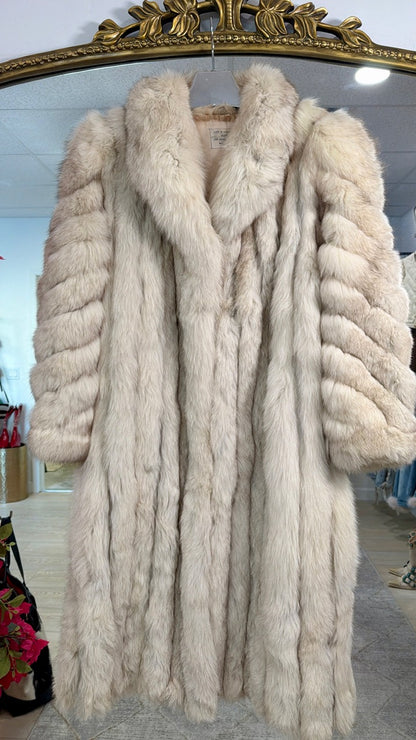 #103 Vintage Fox Full Length Coat