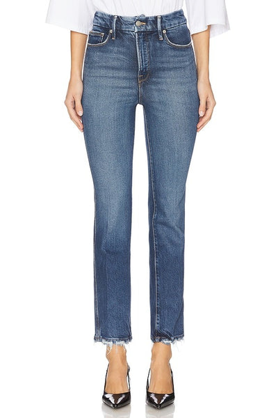 NEW!! Good Curve Straight Jeans by Good American