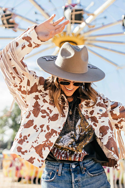 NEW!! "Born Free" Oversized Cropped Tee