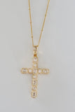 NEW!! 18K Gold Filled Cross Pendant Necklace