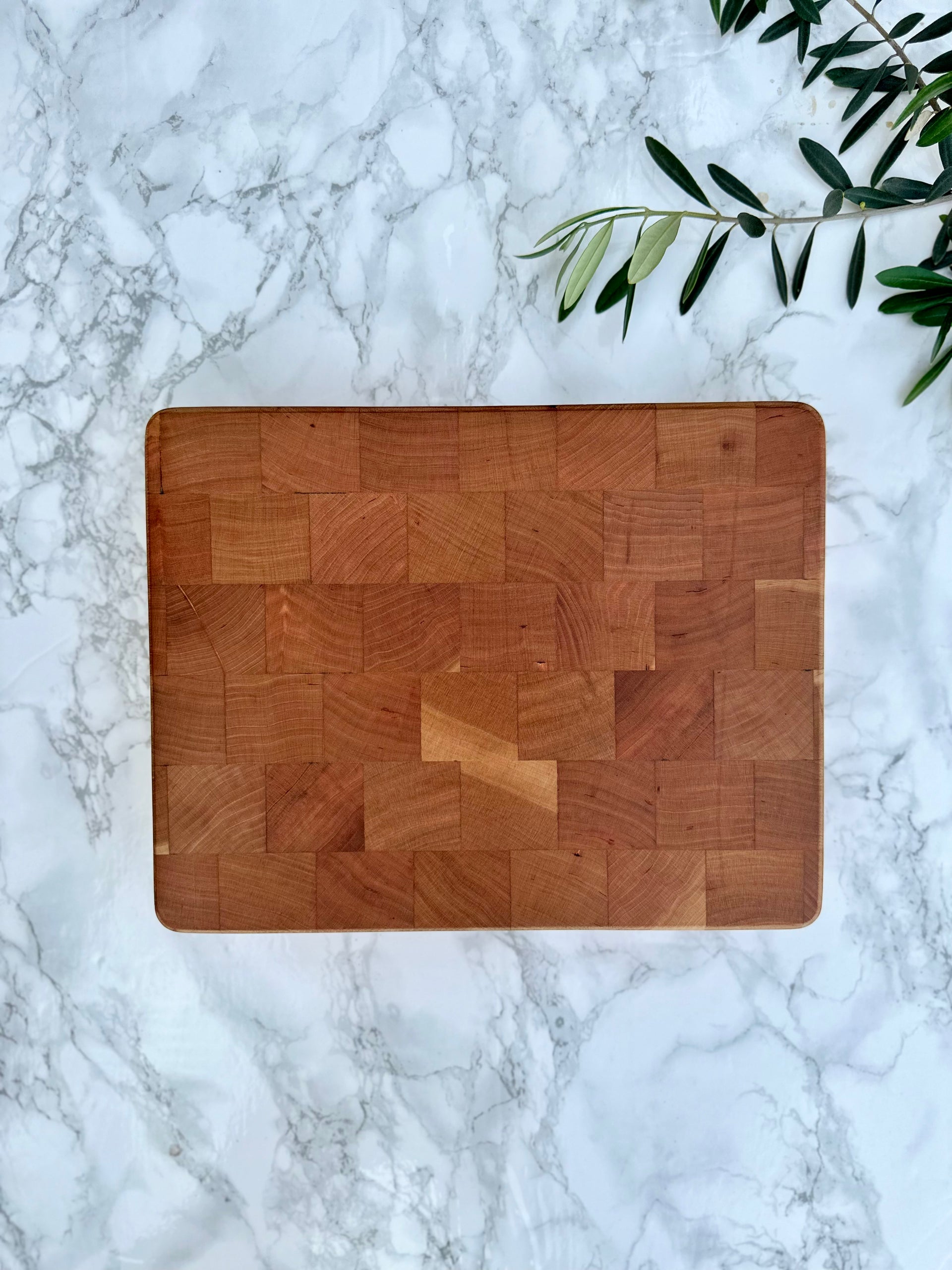 STOCK End Grain "BAR TOP" Cutting Board Cherry 2 Sizes