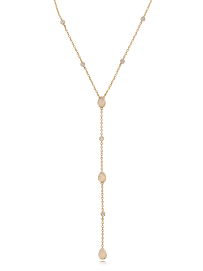 Dewdrop Y-Necklace in 2 Colors