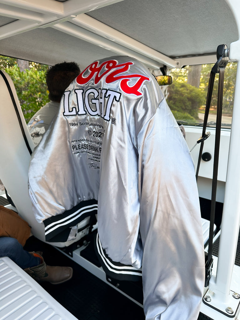 PREORDER!! The "Coors Light" Official Nylon Bomber Jacket