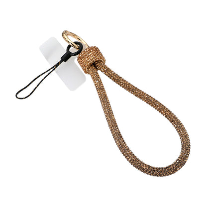 DOORBUSTER!! Rhinestone Keychain in Gold