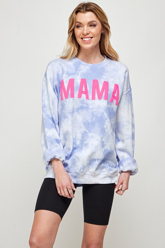 NEW!! "MAMA" Handmade Tie Dye Sweatshirt