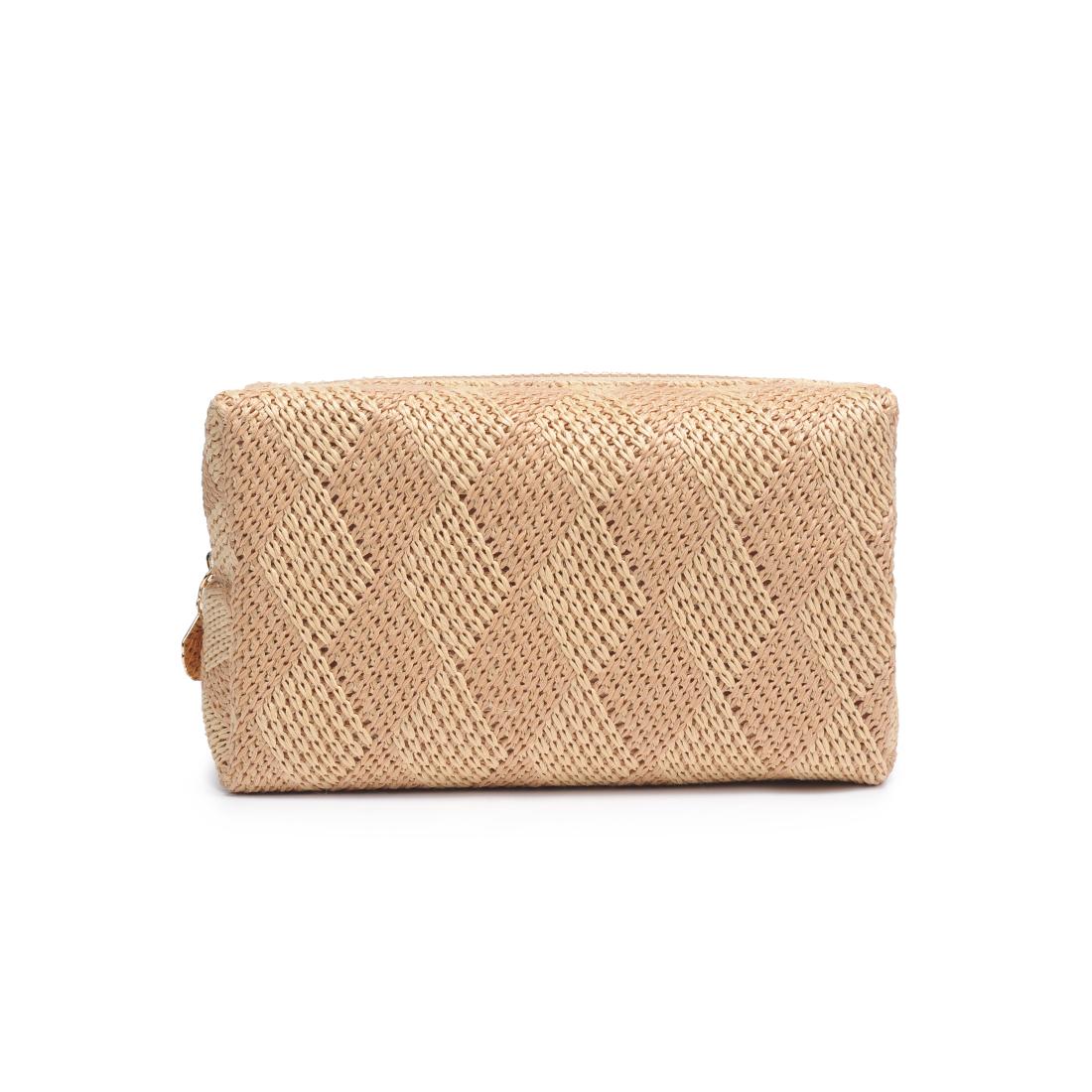 "Breeze" Woven Straw Travel Pouch