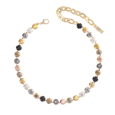 NEW!! The Oakland Swarovski Crystal Mixed Metal Necklace