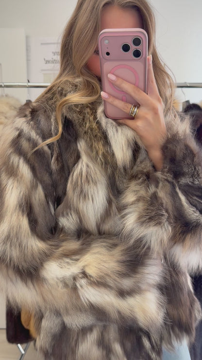 #1 Vintage Cross Fox Jacket Size Medium