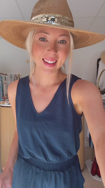 FINAL SALE!! Summer Days Romper in Navy