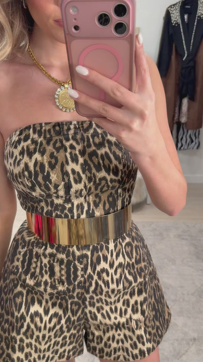 NEW!! The Dallas Cheetah Romper