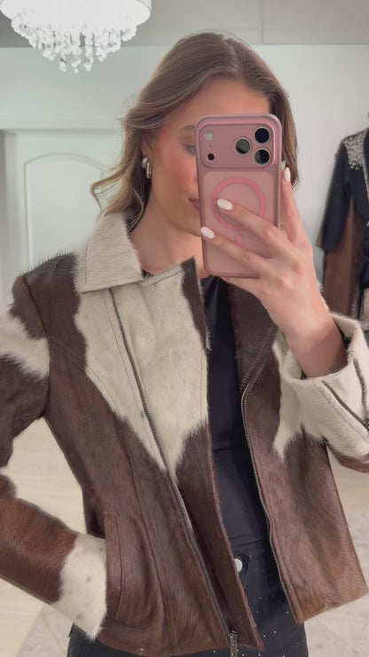 NEW!! Cowhide Jacket #5 - Size Medium