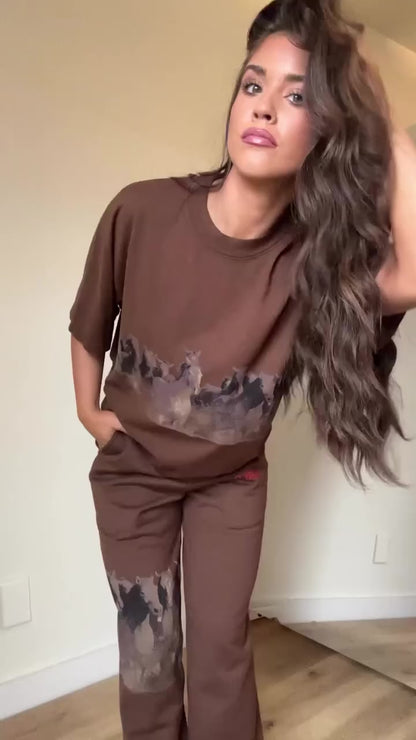 NEW!! Wild Horse Sweatpant in Brown