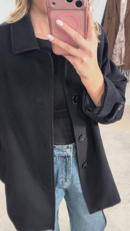 Vintage YSL Wool Coat  Size S/M