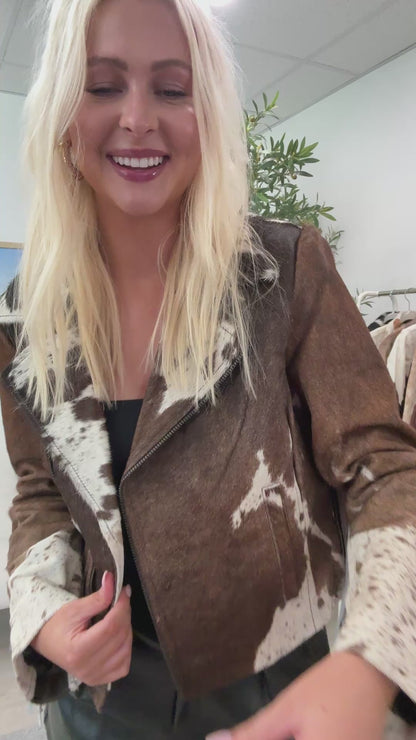 NEW!! Cowhide Jacket #14 - Size Small