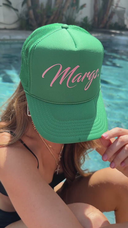 NEW!! "Margs" Trucker Hat in Green