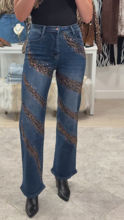 NEW!! The Encore Rhinestone Jean