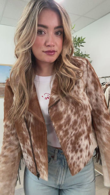 NEW!! Cowhide Jacket #26 - Size Small