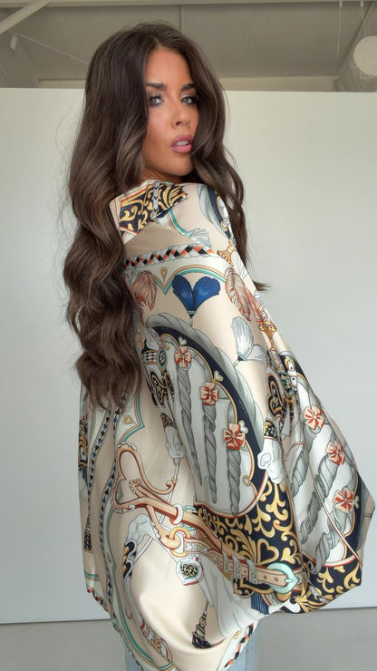 Jewels Satin Top